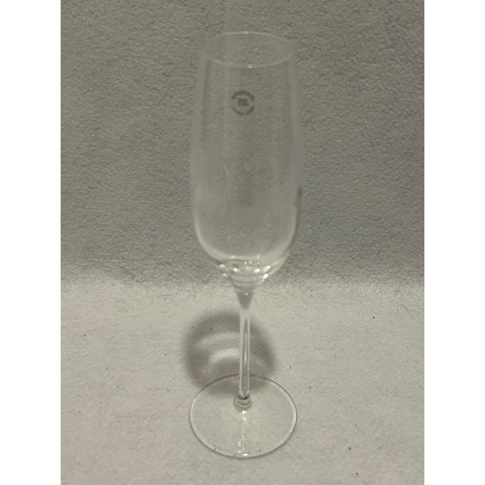 Tiffany & Co Crystal Champagne Flute Made in Italy Clear Glass Stemware